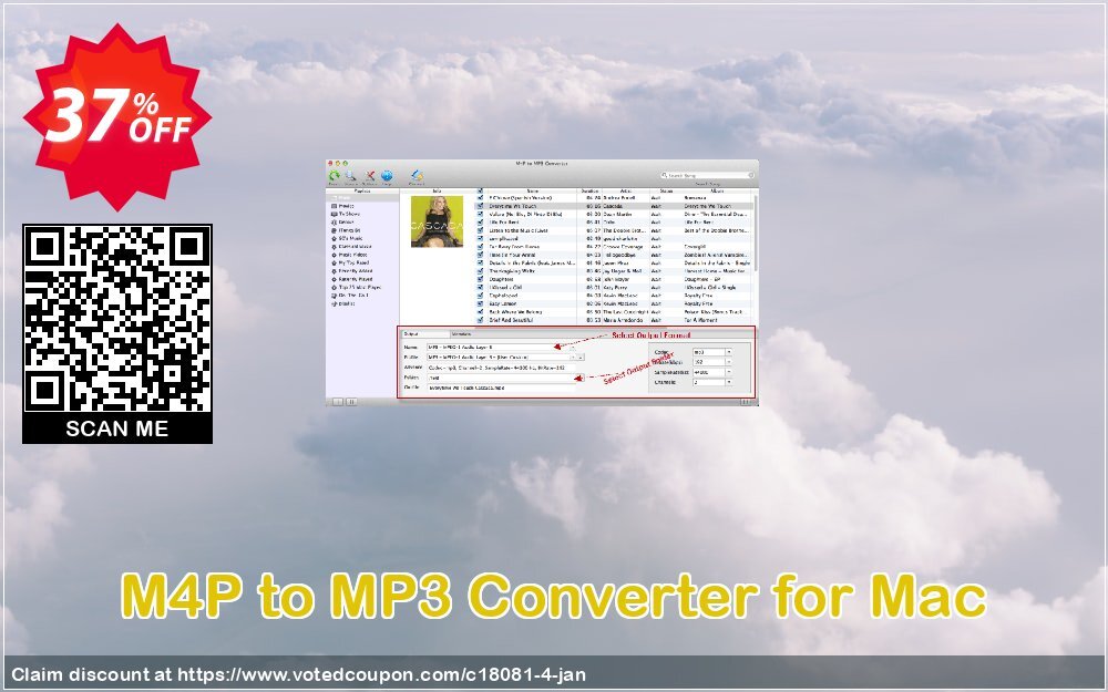 M4P to MP3 Converter for MAC Coupon, discount Audio Converter Pro, M4P Converter, M4P to MP3 coupon (18081. Promotion: M4P to MP3 Converter for Mac discount (18081) Regnow: IVS-PAWG-PDII