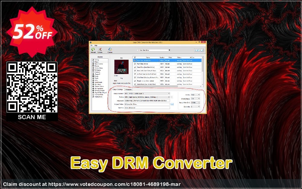 Easy DRM Converter Coupon, discount . Promotion: Easy DRM Converter for Windows coupon code  Avangate