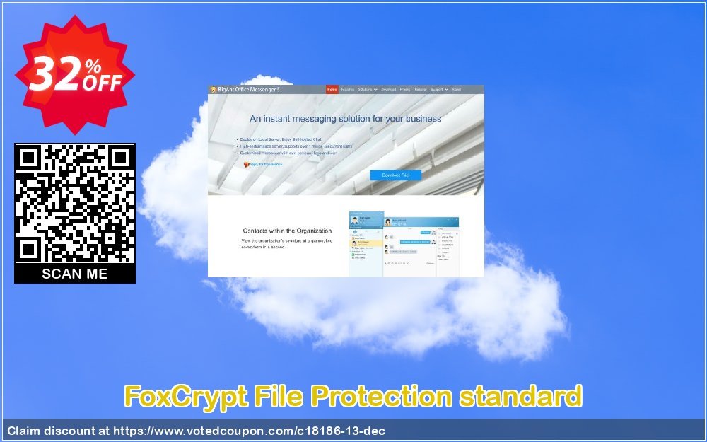 FoxCrypt File Protection standard Coupon, discount up to 20 user license. Promotion: 