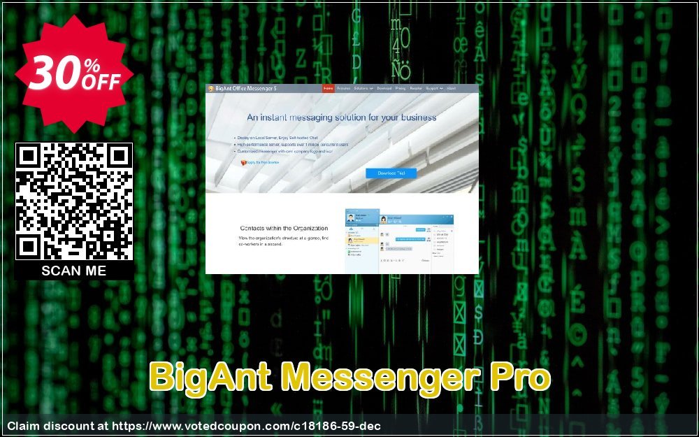 BigAnt Messenger Pro Coupon, discount up to 20 user license. Promotion: 