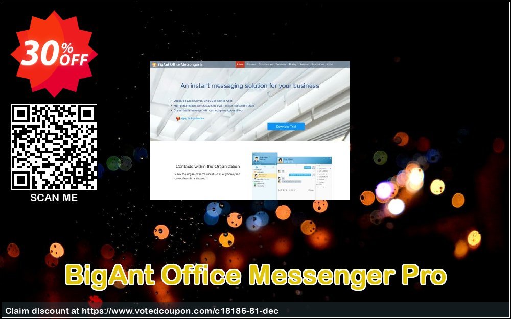 BigAnt Office Messenger Pro Coupon, discount up to 20 user license. Promotion: 