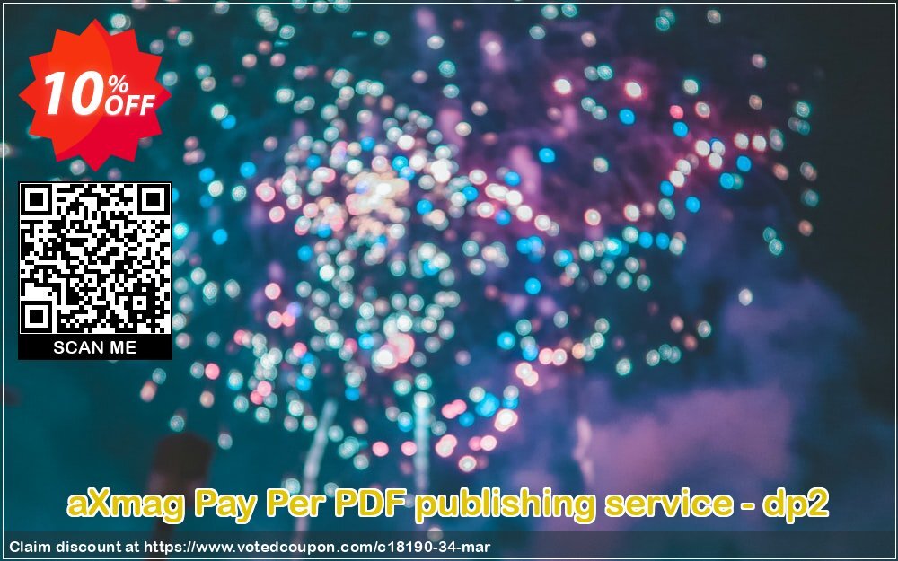 aXmag Pay Per PDF publishing service - dp2 Coupon, discount 10% AXPDF Software LLC (18190). Promotion: Promo codes from AXPDF Software