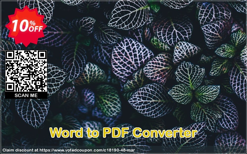 Word to PDF Converter Coupon, discount 10% AXPDF Software LLC (18190). Promotion: Promo codes from AXPDF Software