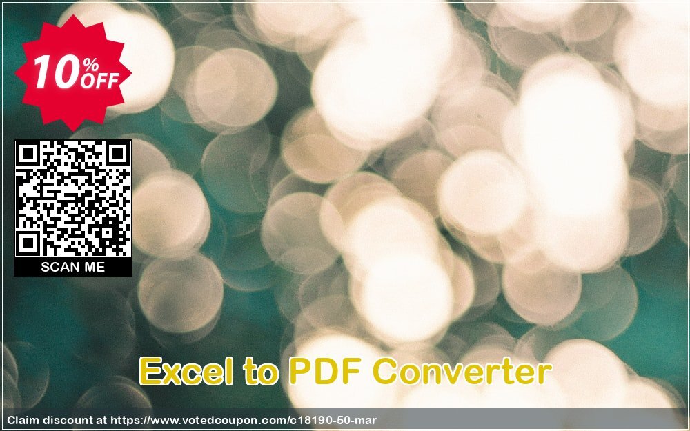 Excel to PDF Converter Coupon, discount 10% AXPDF Software LLC (18190). Promotion: Promo codes from AXPDF Software