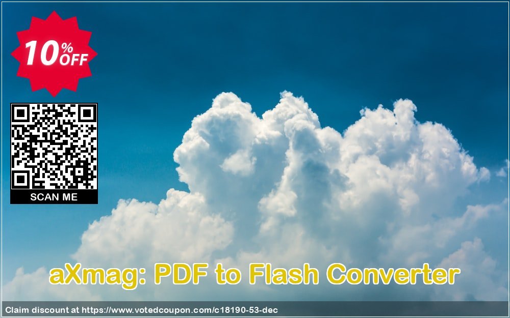 aXmag: PDF to Flash Converter Coupon, discount 10% AXPDF Software LLC (18190). Promotion: Promo codes from AXPDF Software
