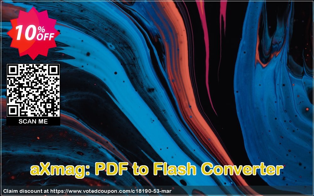 aXmag: PDF to Flash Converter Coupon, discount 10% AXPDF Software LLC (18190). Promotion: Promo codes from AXPDF Software