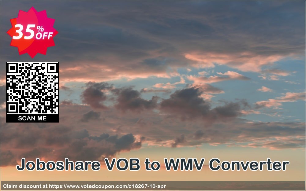 Joboshare VOB to WMV Converter Coupon Code Jun 2024, 35% OFF - VotedCoupon