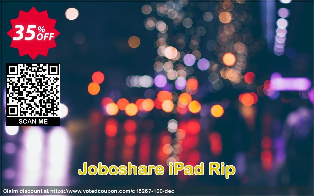 Joboshare iPad Rip Coupon, discount Joboshare coupon discount (18267). Promotion: discount coupon for all