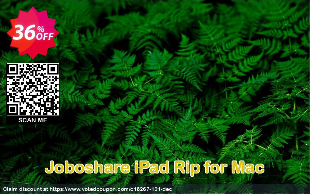 Joboshare iPad Rip for MAC Coupon, discount Joboshare coupon discount (18267). Promotion: discount coupon for all