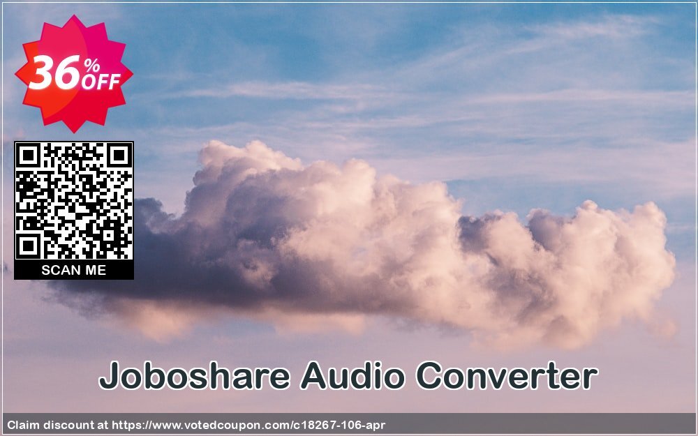 Joboshare Audio Converter Coupon, discount Joboshare coupon discount (18267). Promotion: discount coupon for all