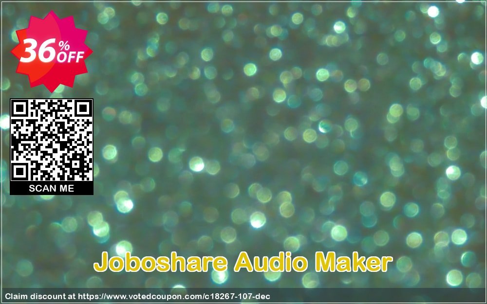 Joboshare Audio Maker Coupon, discount Joboshare coupon discount (18267). Promotion: discount coupon for all