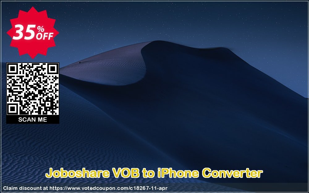 Joboshare VOB to iPhone Converter Coupon Code Apr 2024, 35% OFF - VotedCoupon