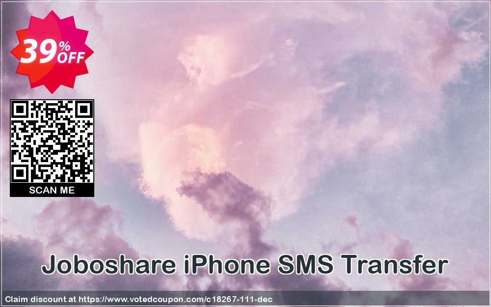 Joboshare iPhone SMS Transfer Coupon, discount Joboshare coupon discount (18267). Promotion: discount coupon for all
