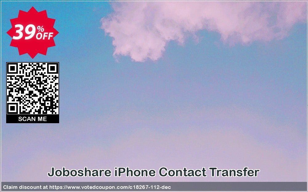 Joboshare iPhone Contact Transfer Coupon, discount Joboshare coupon discount (18267). Promotion: discount coupon for all