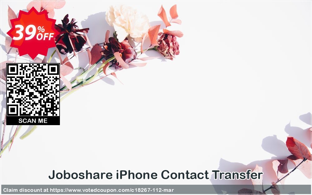 Joboshare iPhone Contact Transfer Coupon Code Apr 2024, 39% OFF - VotedCoupon