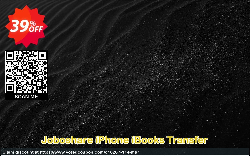 Joboshare iPhone iBooks Transfer Coupon Code May 2024, 39% OFF - VotedCoupon