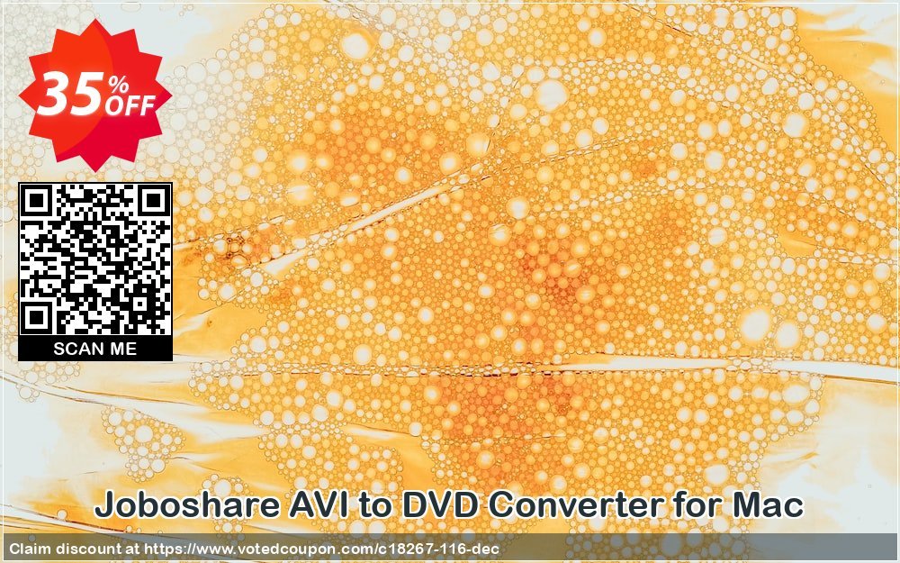 Joboshare AVI to DVD Converter for MAC Coupon, discount Joboshare coupon discount (18267). Promotion: discount coupon for all