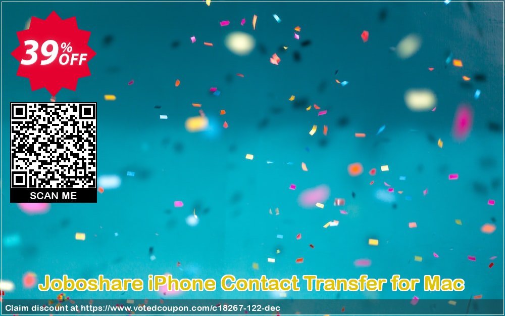Joboshare iPhone Contact Transfer for MAC Coupon, discount Joboshare coupon discount (18267). Promotion: discount coupon for all
