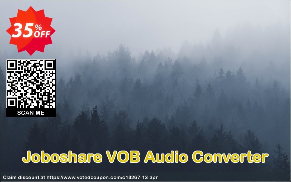 Joboshare VOB Audio Converter Coupon, discount Joboshare coupon discount (18267). Promotion: discount coupon for all