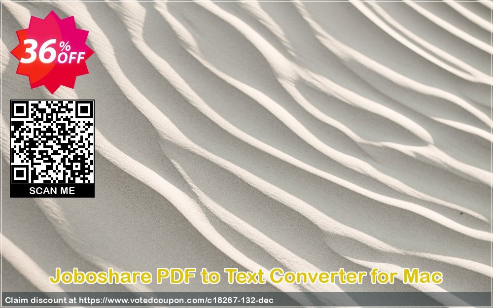 Joboshare PDF to Text Converter for MAC