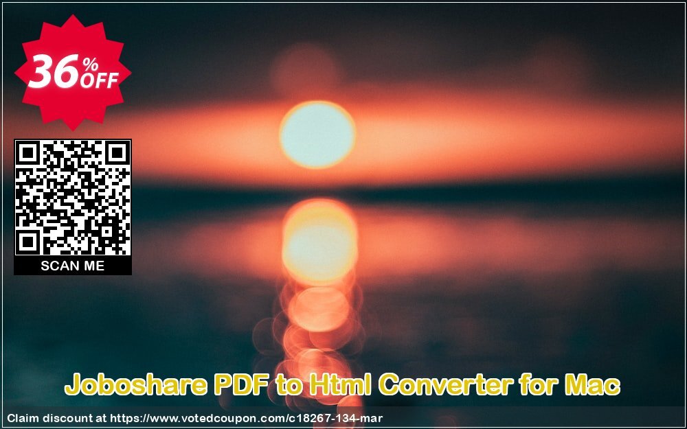 Joboshare PDF to Html Converter for MAC Coupon Code Apr 2024, 36% OFF - VotedCoupon