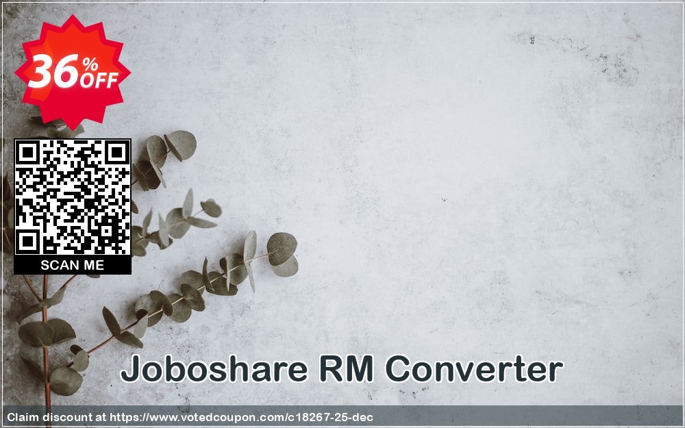 Joboshare RM Converter Coupon, discount Joboshare coupon discount (18267). Promotion: discount coupon for all