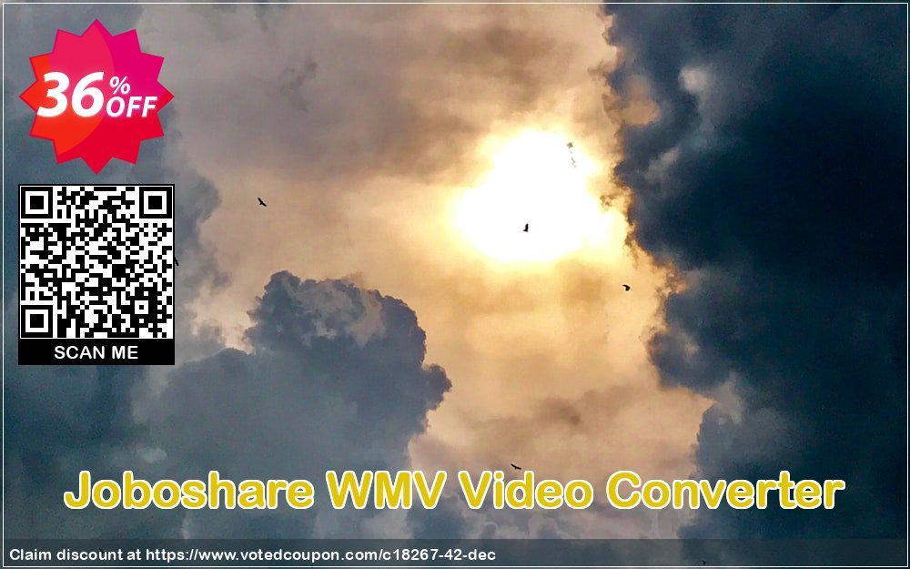 Joboshare WMV Video Converter Coupon, discount Joboshare coupon discount (18267). Promotion: discount coupon for all