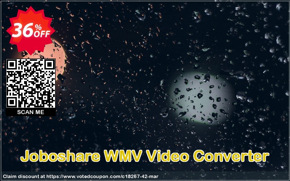 Joboshare WMV Video Converter Coupon Code May 2024, 36% OFF - VotedCoupon