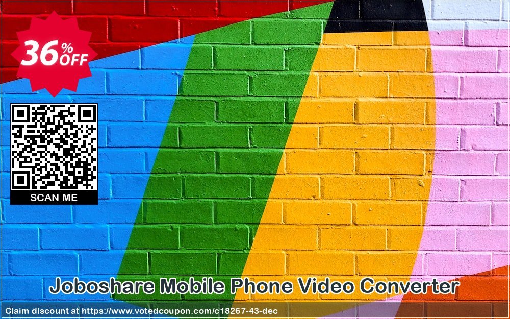 Joboshare Mobile Phone Video Converter Coupon Code May 2024, 36% OFF - VotedCoupon