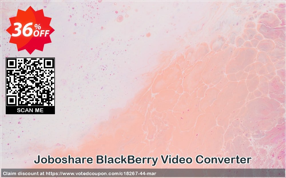 Joboshare BlackBerry Video Converter Coupon Code Apr 2024, 36% OFF - VotedCoupon