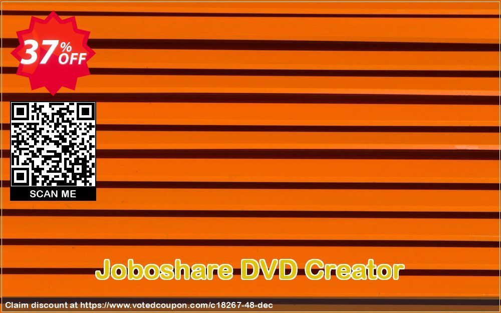 Joboshare DVD Creator Coupon, discount Joboshare coupon discount (18267). Promotion: discount coupon for all