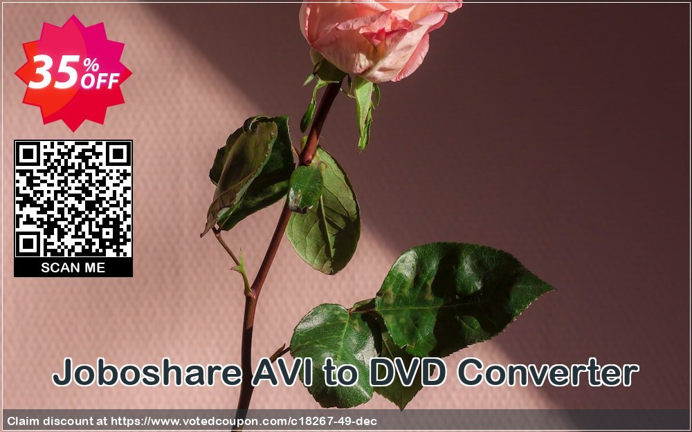 Joboshare AVI to DVD Converter Coupon, discount Joboshare coupon discount (18267). Promotion: discount coupon for all