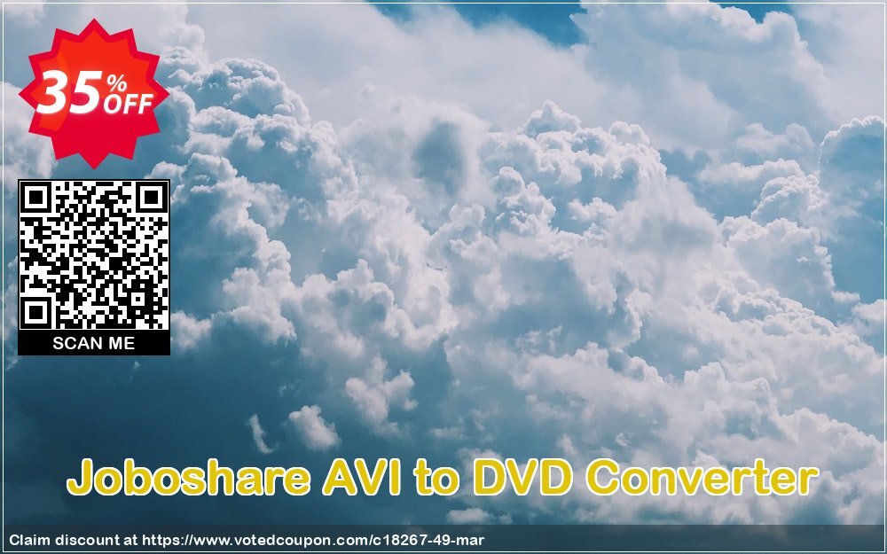 Joboshare AVI to DVD Converter Coupon, discount Joboshare coupon discount (18267). Promotion: discount coupon for all