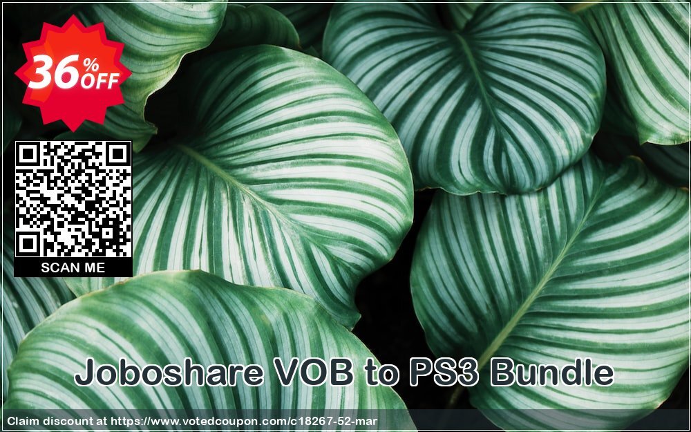 Joboshare VOB to PS3 Bundle Coupon Code May 2024, 36% OFF - VotedCoupon