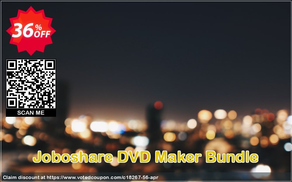 Joboshare DVD Maker Bundle Coupon Code Apr 2024, 36% OFF - VotedCoupon