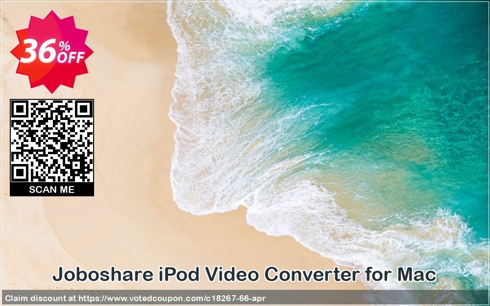 Joboshare iPod Video Converter for MAC Coupon, discount Joboshare coupon discount (18267). Promotion: discount coupon for all