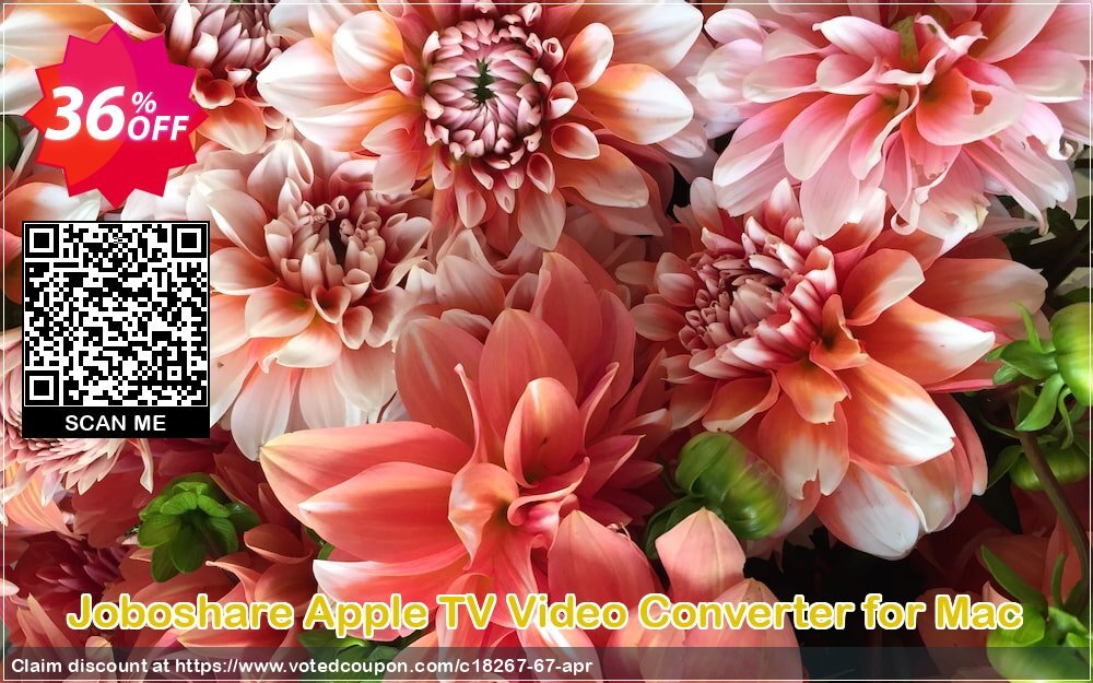 Joboshare Apple TV Video Converter for MAC Coupon, discount Joboshare coupon discount (18267). Promotion: discount coupon for all