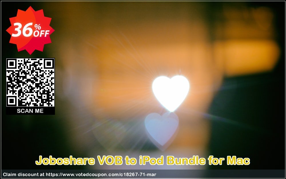 Joboshare VOB to iPod Bundle for MAC Coupon Code Apr 2024, 36% OFF - VotedCoupon