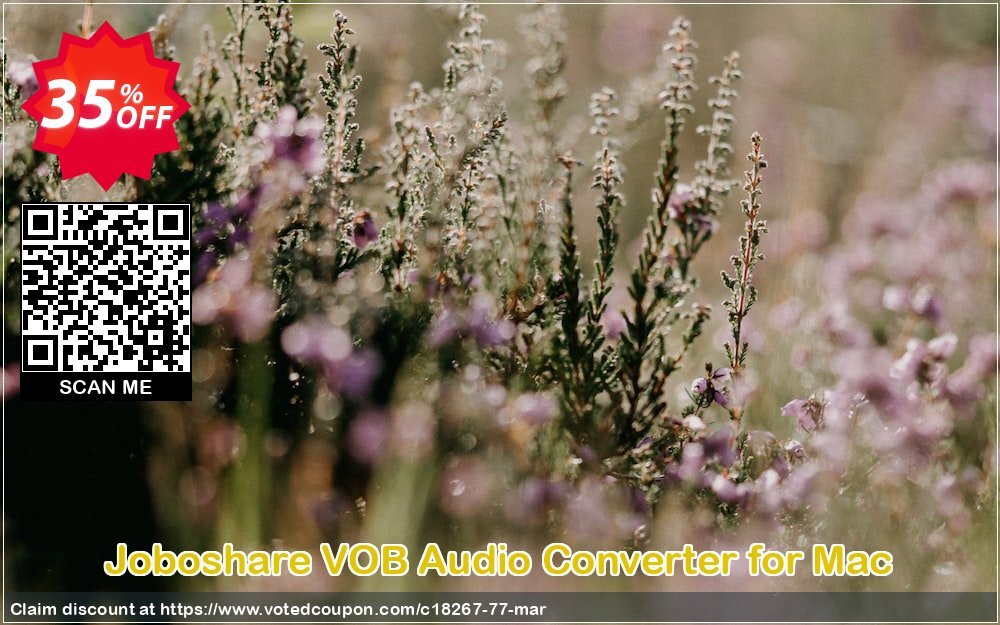 Joboshare VOB Audio Converter for MAC Coupon Code May 2024, 35% OFF - VotedCoupon