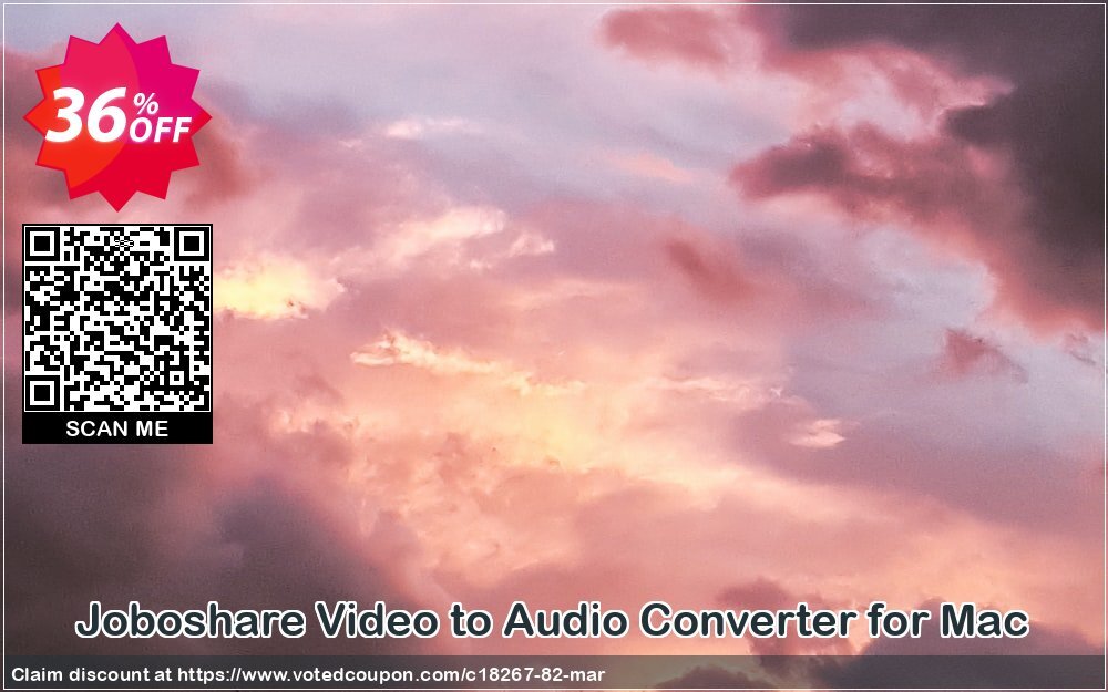 Joboshare Video to Audio Converter for MAC Coupon Code May 2024, 36% OFF - VotedCoupon