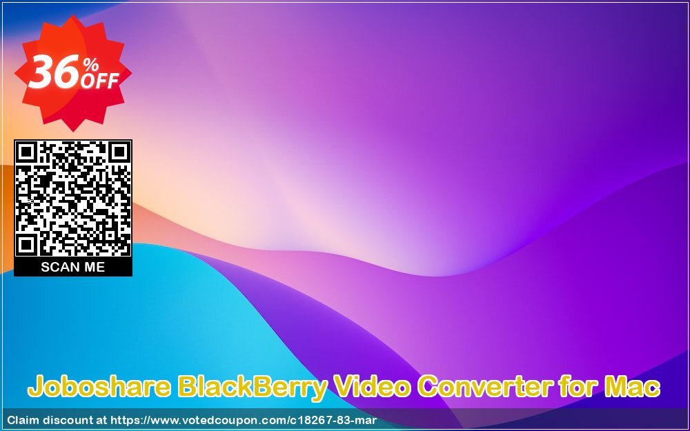 Joboshare BlackBerry Video Converter for MAC Coupon, discount Joboshare coupon discount (18267). Promotion: discount coupon for all