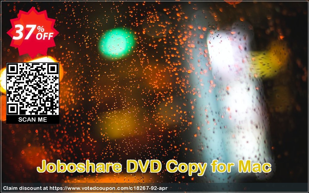 Joboshare DVD Copy for MAC Coupon, discount Joboshare coupon discount (18267). Promotion: discount coupon for all