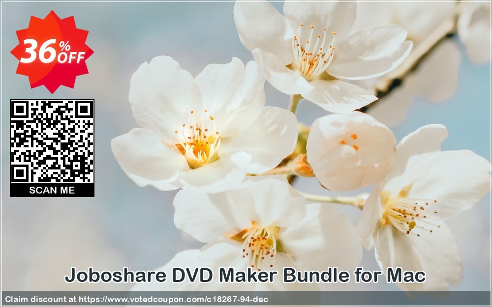 Joboshare DVD Maker Bundle for MAC Coupon, discount Joboshare coupon discount (18267). Promotion: discount coupon for all