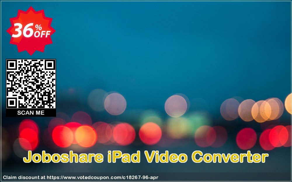 Joboshare iPad Video Converter Coupon Code Apr 2024, 36% OFF - VotedCoupon