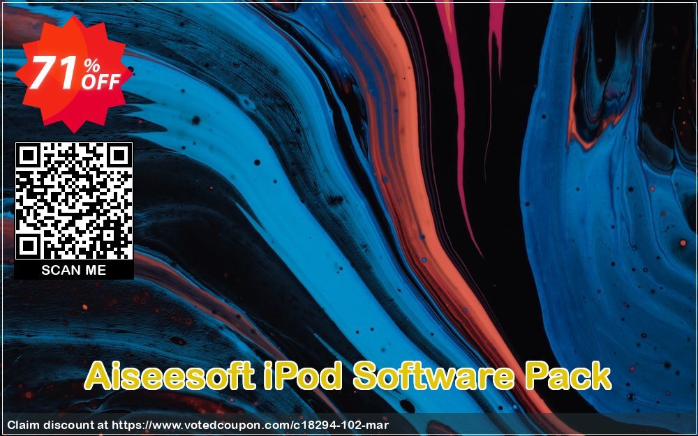 Aiseesoft iPod Software Pack Coupon, discount Aiseesoft iPod Software Pack special promo code 2024. Promotion: 40% Off for All Products of Aiseesoft