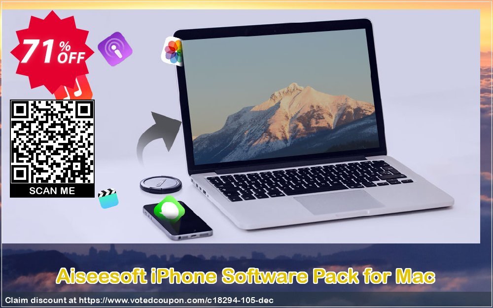 Aiseesoft iPhone Software Pack for MAC Coupon Code Apr 2024, 71% OFF - VotedCoupon
