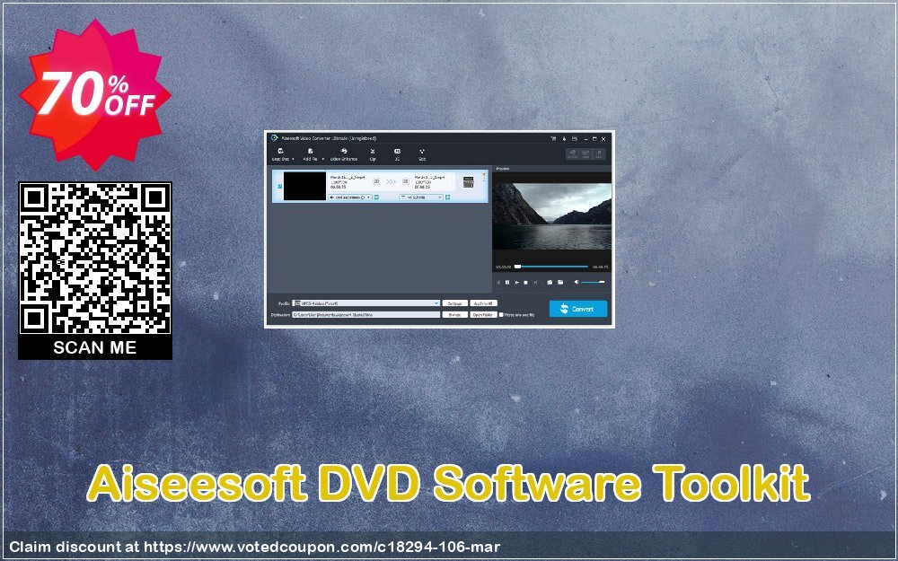 Aiseesoft DVD Software Toolkit Coupon, discount 40% Aiseesoft. Promotion: 40% Off for All Products of Aiseesoft