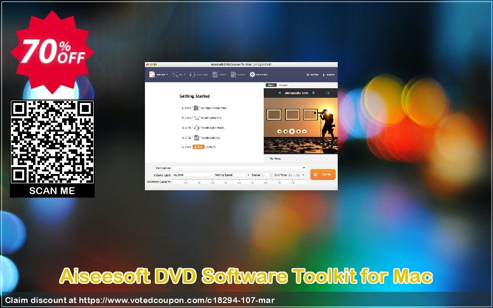 Aiseesoft DVD Software Toolkit for MAC Coupon Code Apr 2024, 70% OFF - VotedCoupon