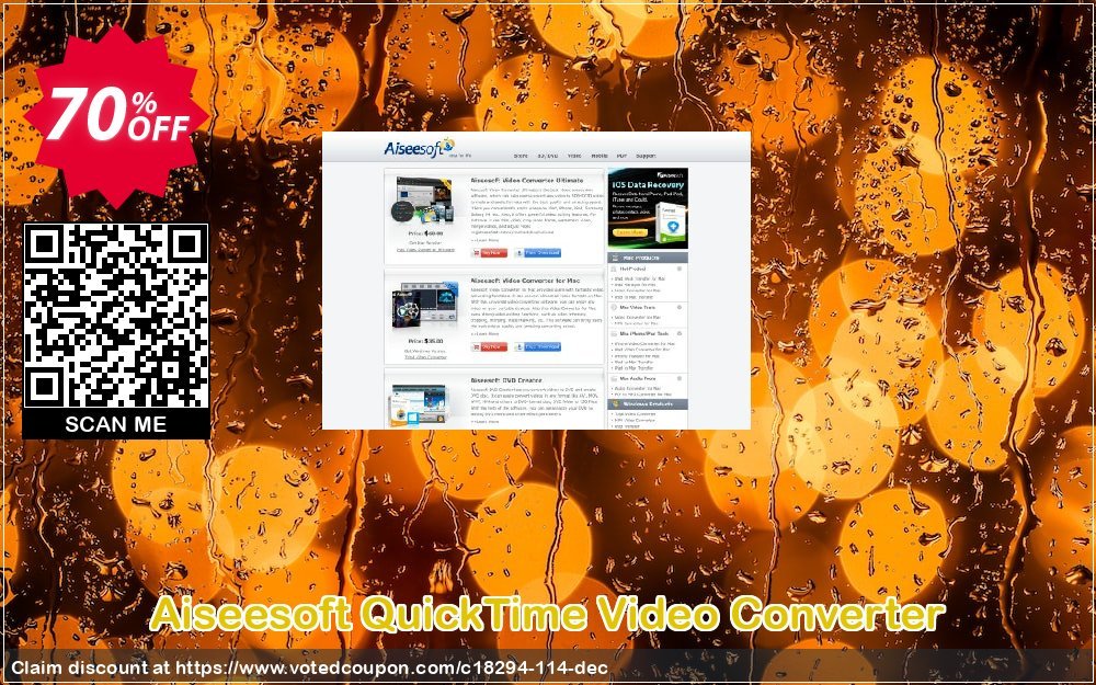 Aiseesoft QuickTime Video Converter Coupon Code Apr 2024, 70% OFF - VotedCoupon