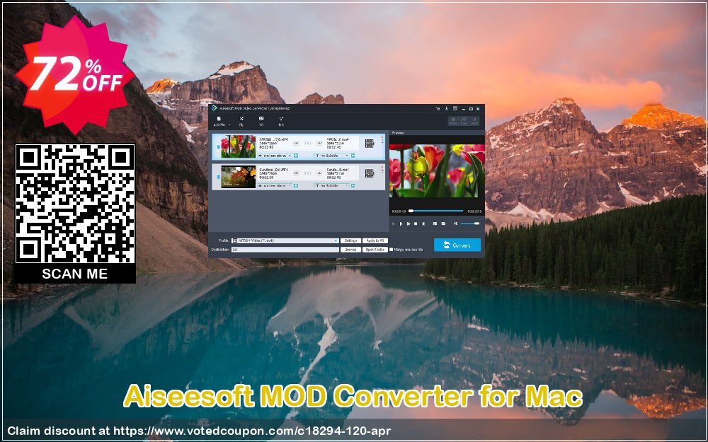 Aiseesoft MOD Converter for MAC Coupon Code Apr 2024, 72% OFF - VotedCoupon